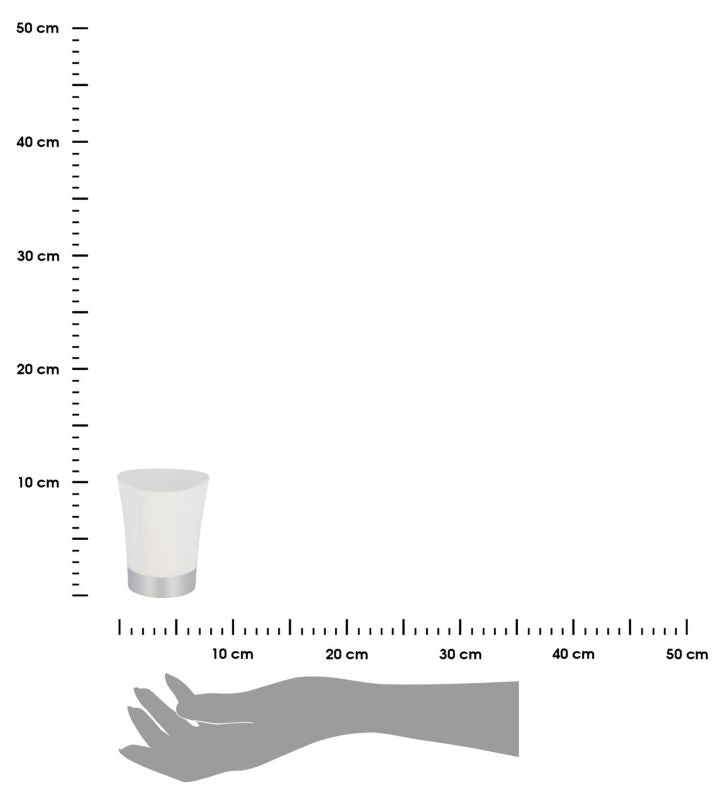 Badeværelseskrus Cuesta Hvid til Tandbørster 250 ml 1 stk.