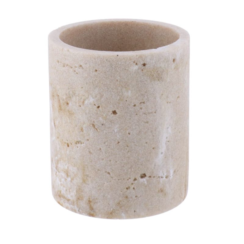 Badeværelseskrus Tendance Glavan Beige til Tandbørster 250 ml