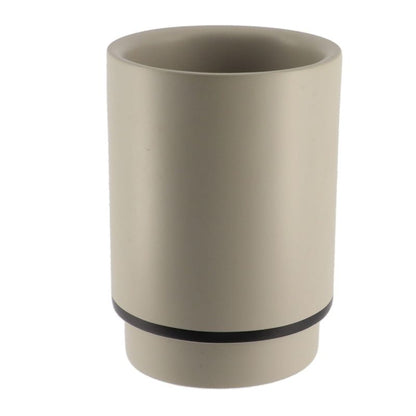 Tandbørstekrus Longan 10x7,3 cm Beige