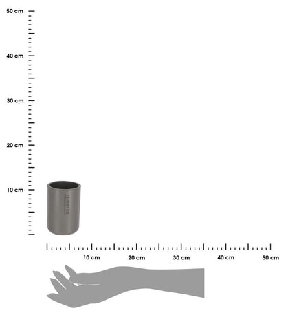 Badeværelseskrus Loudis Grå 10 cm