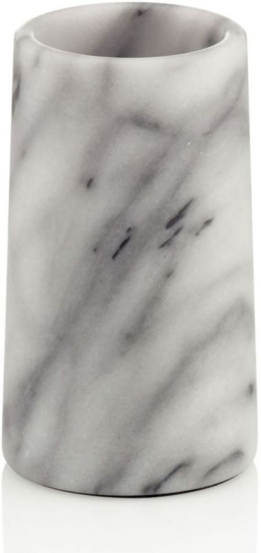 Marmor Tandbørsteholder 7x12 cm Grå
