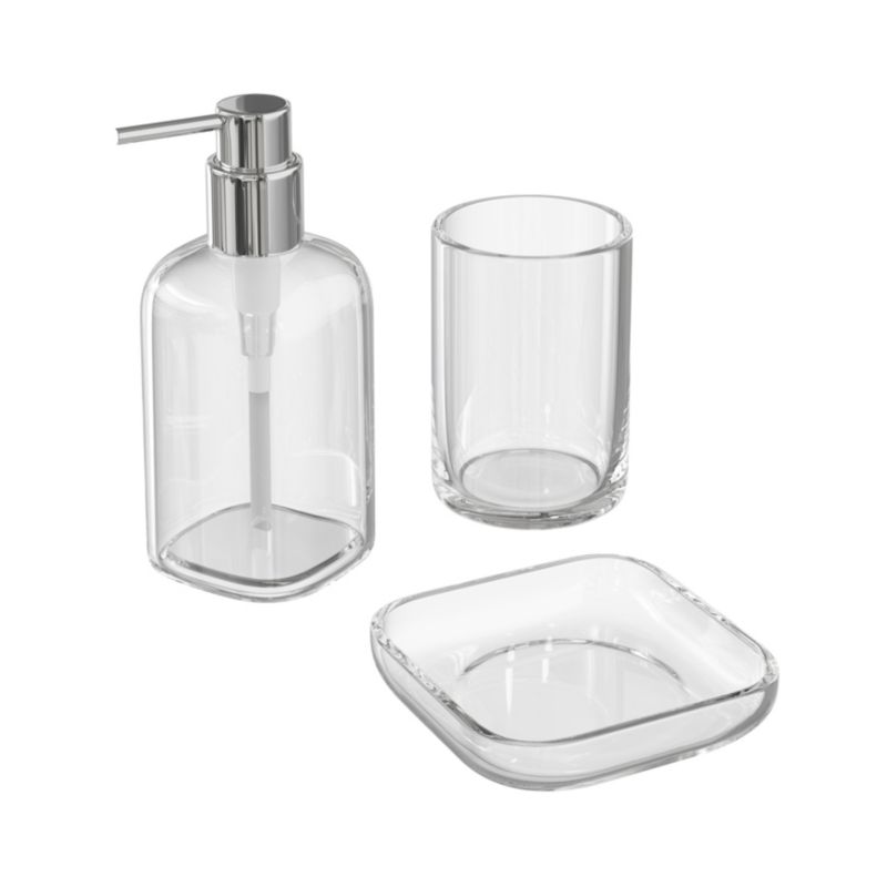 Badeværelsesglas Drina Transparent 7x10 cm