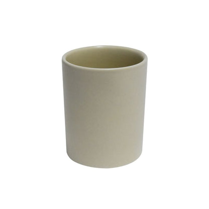 Keramisk badeværelseskop Lassane Beige 8,3x10,2 cm