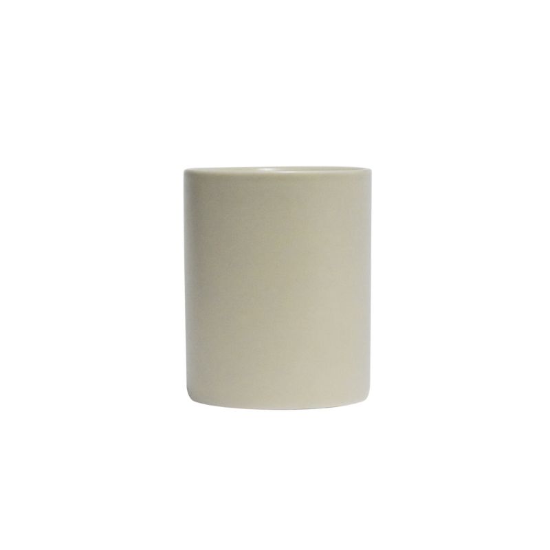 Keramisk badeværelseskop Lassane Beige 8,3x10,2 cm