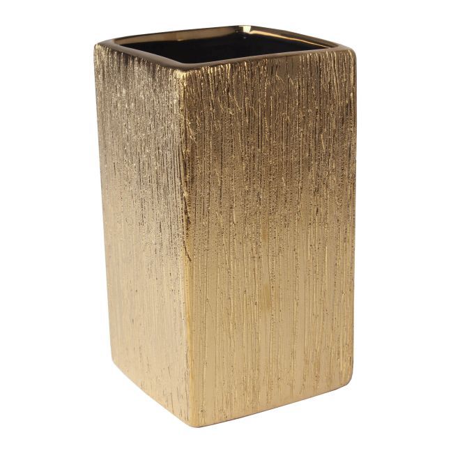Badeværelseskrus Floss Guld 6,5x11,5 cm