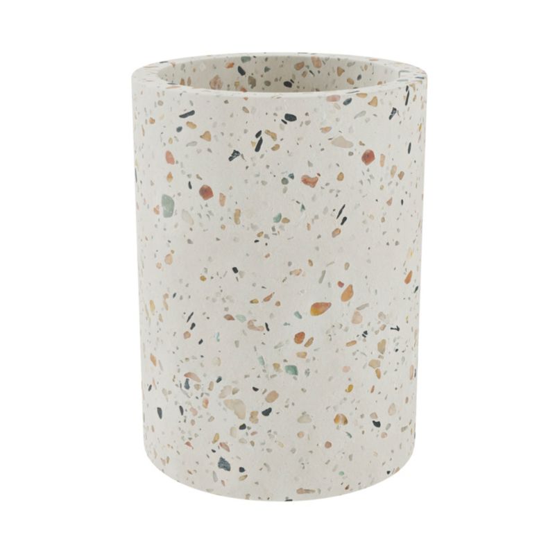 Badeværelseskrus Elland Terrazzo Beige Mat 8x8x11 cm