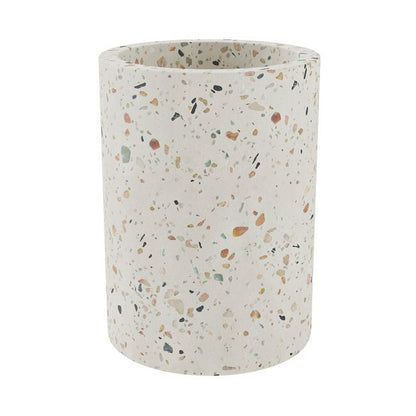 Badeværelseskrus Elland Terrazzo Beige Mat 8x8x11 cm