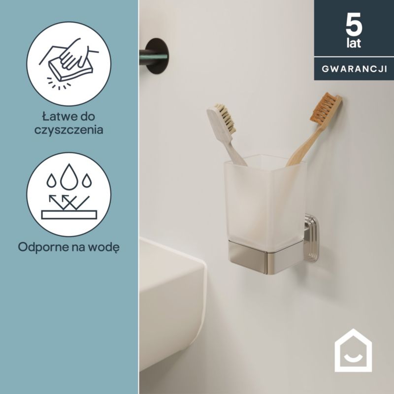 Vægmonteret Badeværelseskrus Teesta Krom 6,5x9,1x11,4 cm
