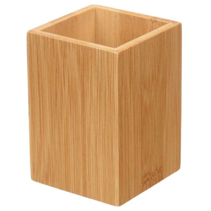 Bambus Tandbørsteholder 6,6x6,8x9,7 cm Brun
