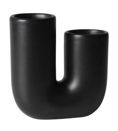 Tandbørsteholder Keramik 11 cm Sort Mat
