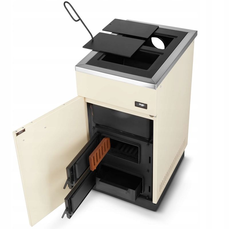 Komfur med Vandkappe MEGAL 10 kW Beige