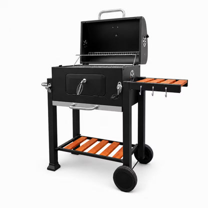 Kuglegrill Angular 113,5x50x107 cm Sort