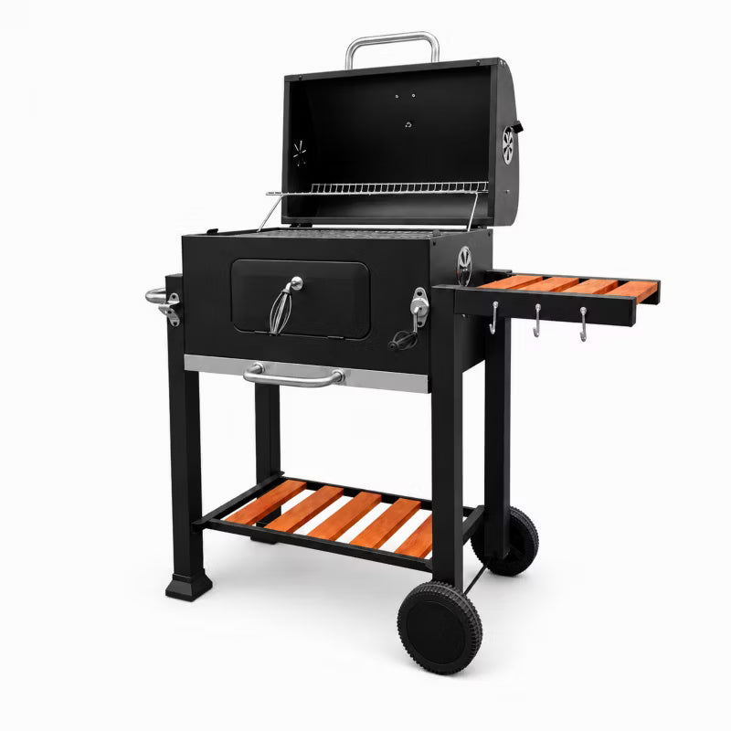 Kuglegrill Angular 113,5x50x107 cm Sort