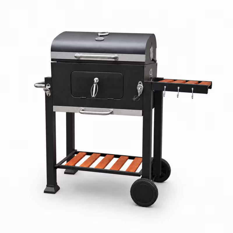 Kuglegrill Angular 113,5x50x107 cm Sort