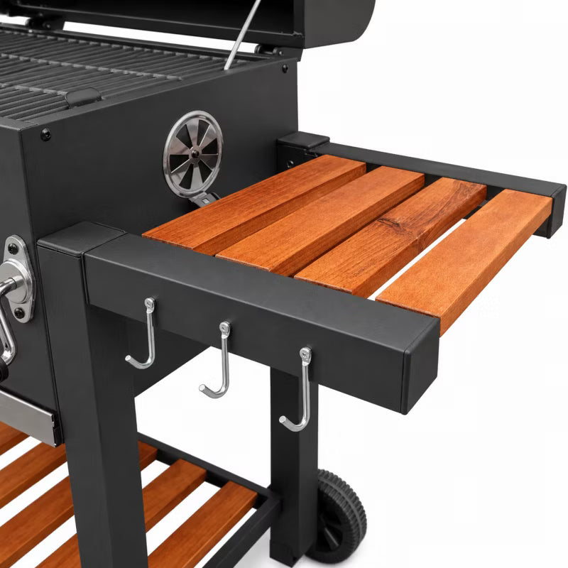 Kuglegrill Angular 113,5x50x107 cm Sort