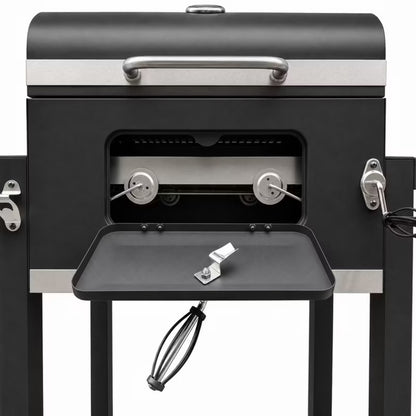 Kuglegrill Angular 113,5x50x107 cm Sort