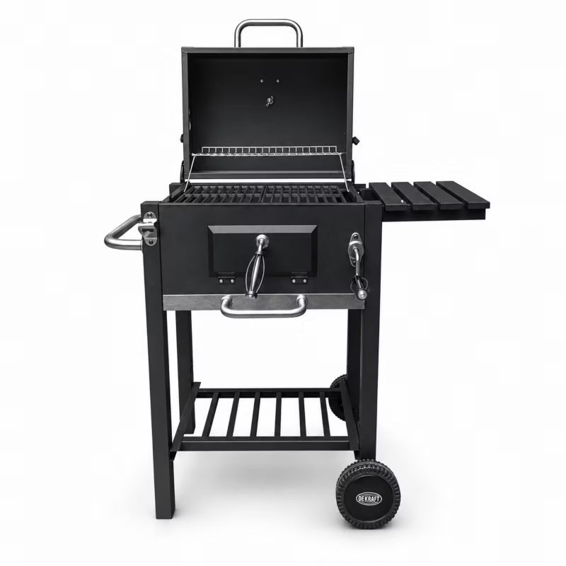 Kuglegrill Angular 91,5x50,5 cm Sort Stål