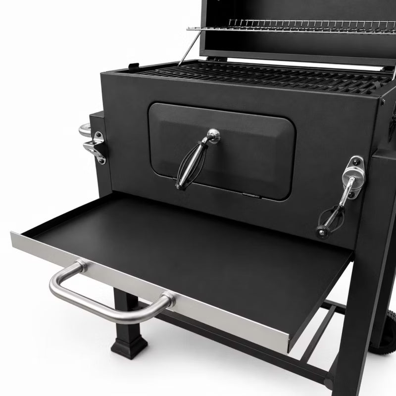Kuglegrill Angular 91,5x50,5 cm Sort Stål
