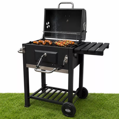 Kuglegrill Angular 91,5x50,5 cm Sort Stål