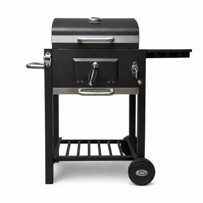 Kuglegrill Angular 91,5x50,5 cm Sort Stål
