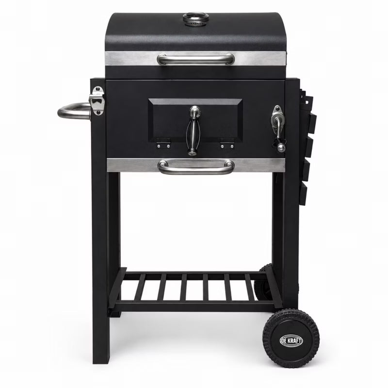 Kuglegrill Angular 91,5x50,5 cm Sort Stål