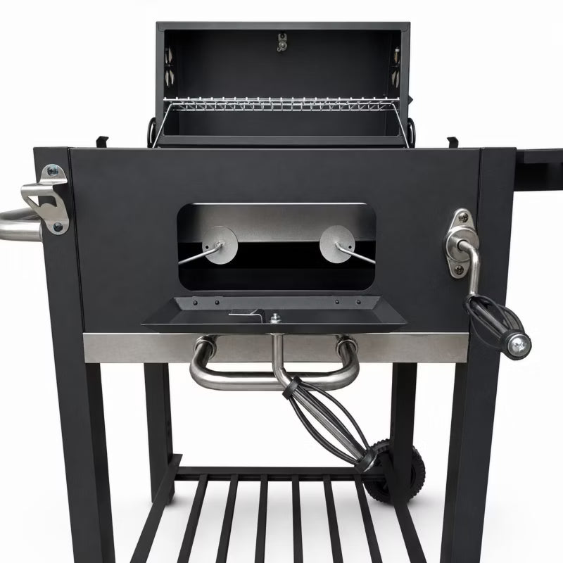 Kuglegrill Angular 91,5x50,5 cm Sort Stål