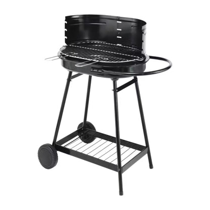 Kuglegrill Barren 82x52 cm Sort Stål