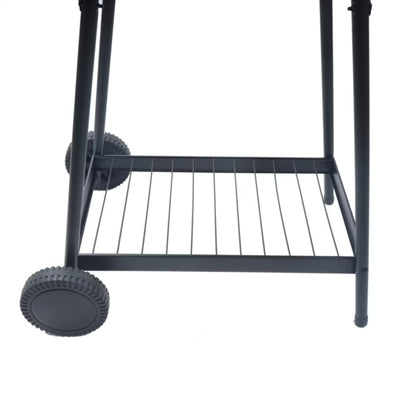 Kuglegrill Barren 82x52 cm Sort Stål