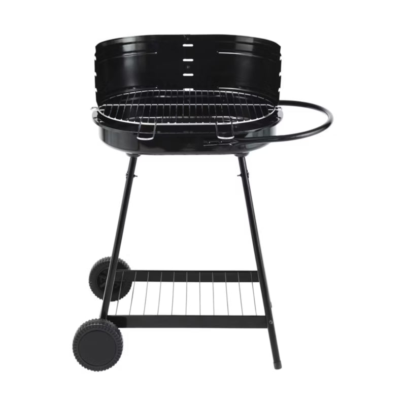 Kuglegrill Barren 82x52 cm Sort Stål