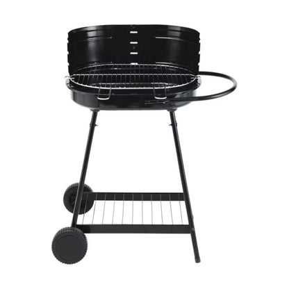 Kuglegrill Barren 82x52 cm Sort Stål