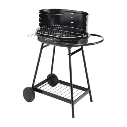Kuglegrill Barren 82x52 cm Sort Stål