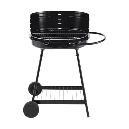 Kuglegrill Barren 82x52 cm Sort Stål