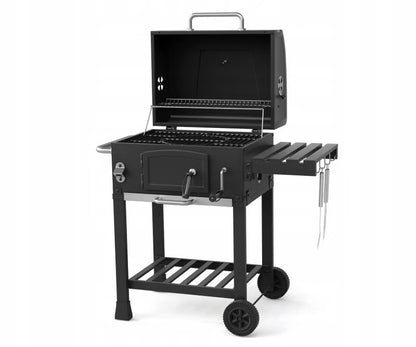 Kuglegrill Calgary 102x104 cm Sort Stål