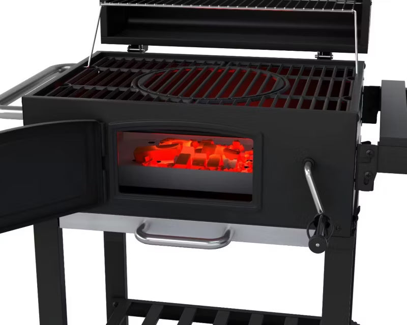 Kuglegrill Calgary 102x104 cm Sort Stål