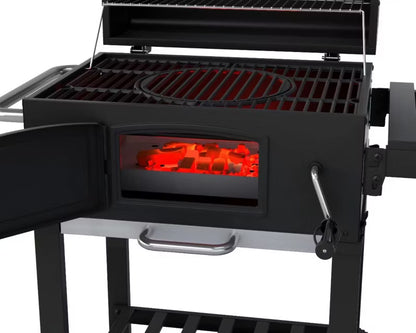 Kuglegrill Calgary 102x104 cm Sort Stål