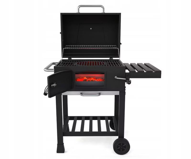 Kuglegrill Calgary 102x104 cm Sort Stål