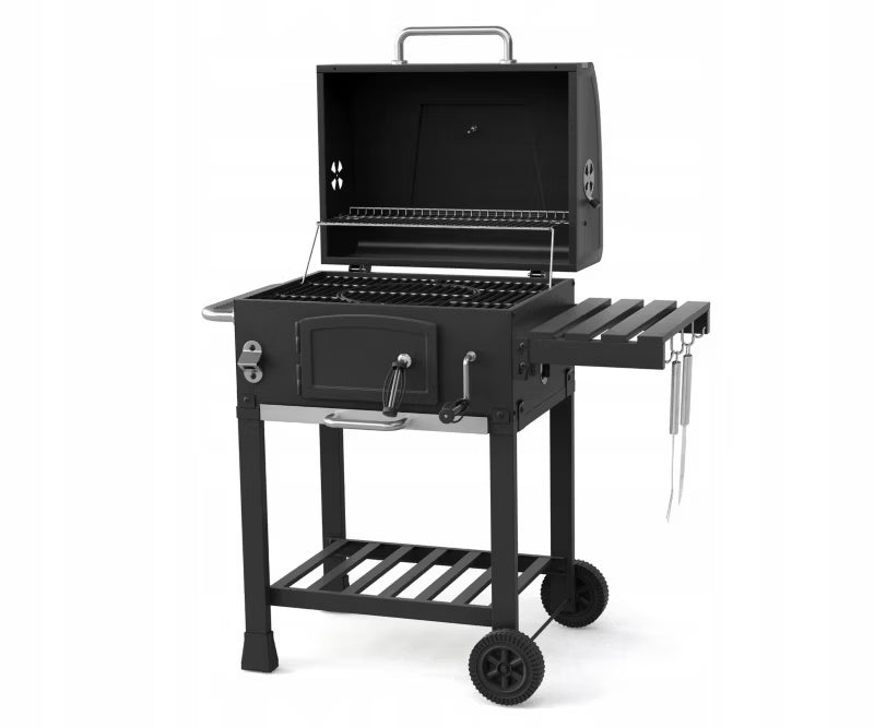 Kuglegrill Calgary 102x104 cm Sort Stål