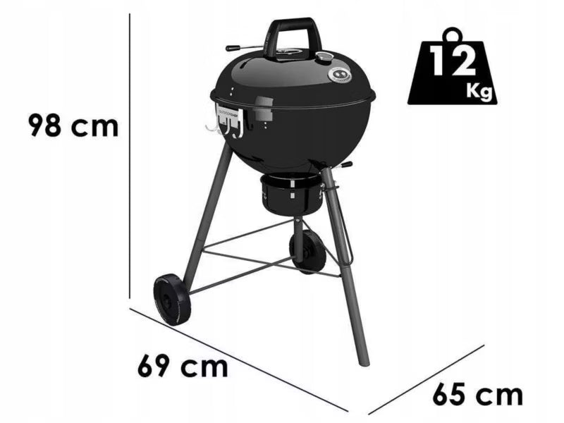 Kuglegrill Chelsea 480C Ø45 cm Sort