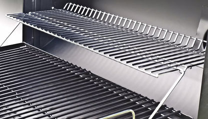Kuglegrill Dakota 122x66 cm med Røgeovn Sort