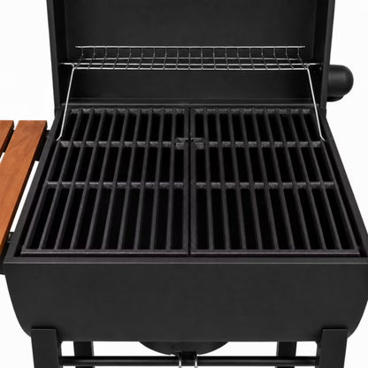 Kuglegrill DE-WD03-K COVER 82x51x117 cm Sort med Støbejernsrist