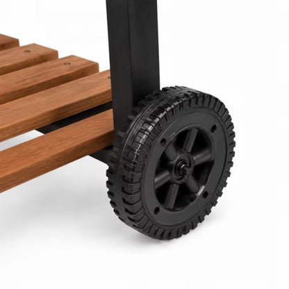 Kuglegrill DE-WD03-K COVER 82x51x117 cm Sort med Støbejernsrist