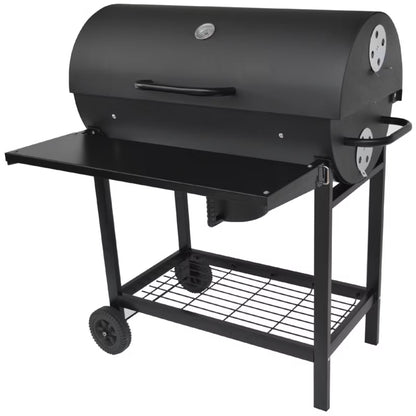 Kuglegrill FZG 1007 76x42 cm Sort med Termometer