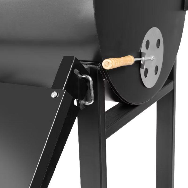 Kuglegrill FZG 1007 76x42 cm Sort med Termometer
