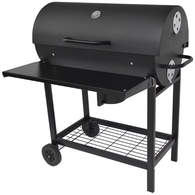 Kuglegrill FZG 1007 76x42 cm Sort med Termometer