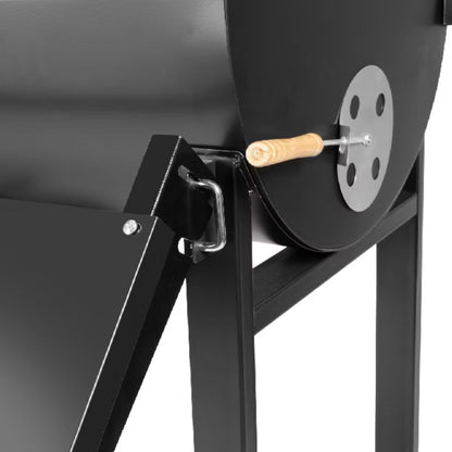 Kuglegrill FZG 1007 76x42 cm Sort med Termometer