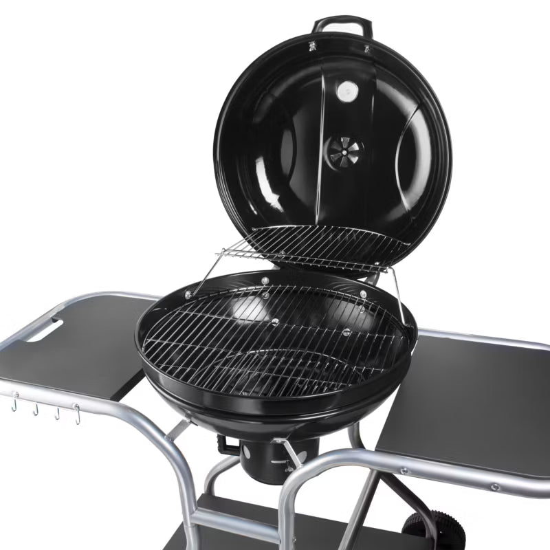 Kuglegrill FZG 1014 54x54 cm Sort Stål