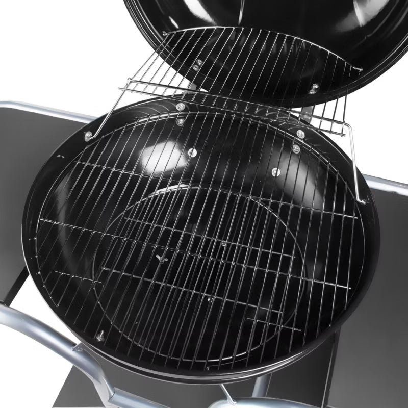 Kuglegrill FZG 1014 54x54 cm Sort Stål