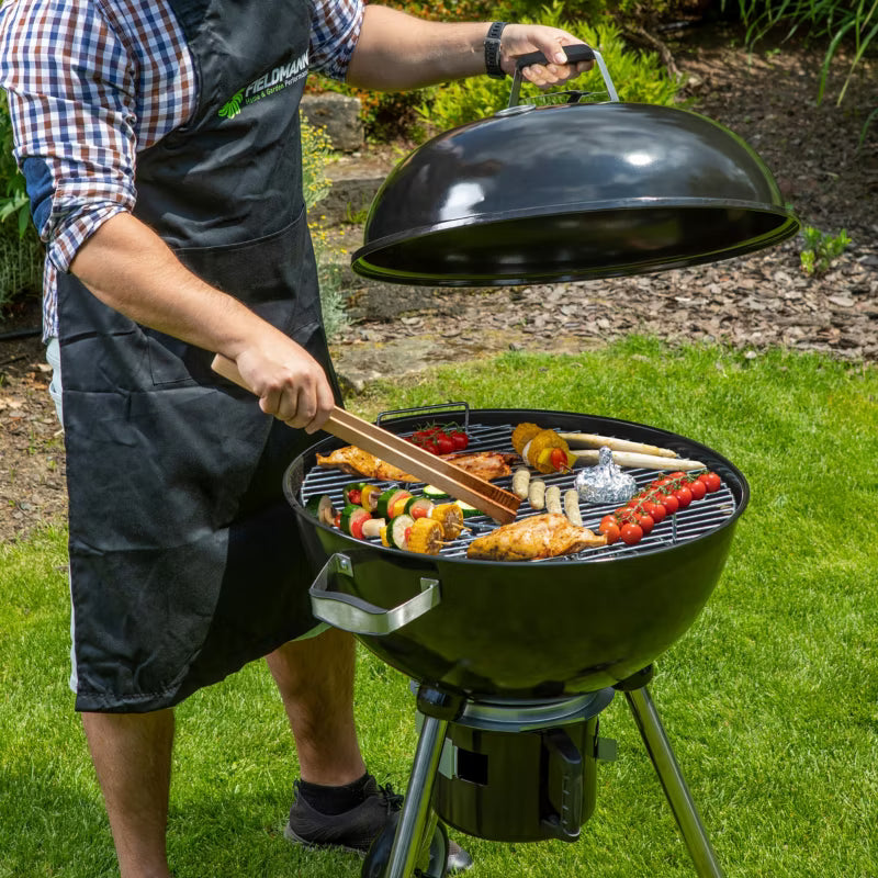 Kuglegrill FZG 1016 Ø57 cm Sort med Termometer