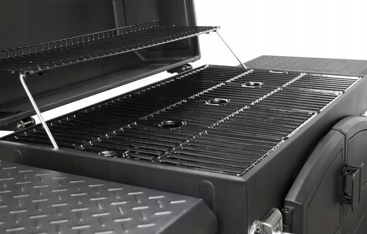Kuglegrill Grand Ontario 154x68,5 cm Sort Stål