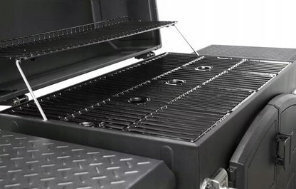 Kuglegrill Grand Ontario 154x68,5 cm Sort Stål